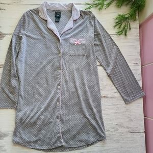 Laura Ashley Medium Polka-dot T-shirt Gown